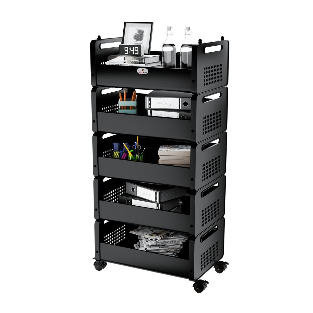 Container Box Trolley - 5 Tier